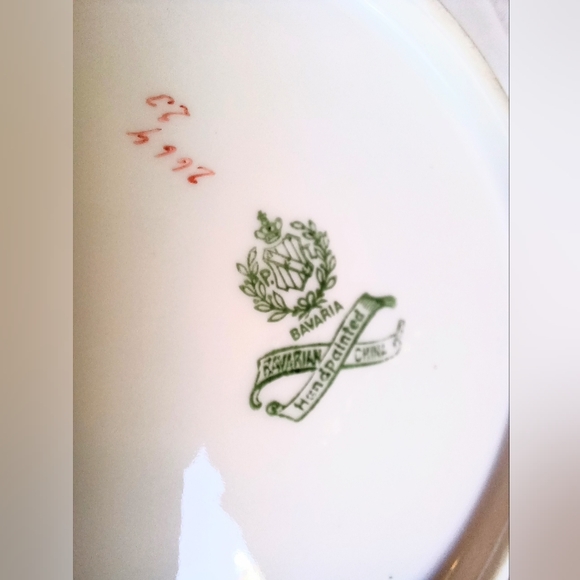 Antique Hand Painted PT Bavarian China 24k Gold Rare Numbered Edition 1903 - Picture 11 of 12